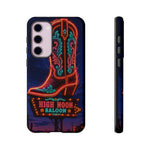 Neon Cowboy Boot phone case | High Noon Saloon design