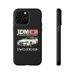 R34 Skyline GT-R JDM Rising Sun Tough Phone Case Cover Gift