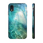 Ocean Wave Tunnel Tough Case | Turquoise Surf Phone Cover