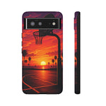 Basketball Court Sunset Phone Case | Tough Phone Case