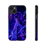 Neon Shrine Maiden phone case | Tough Case, anime vaporwave