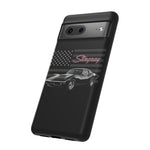 C3 Stingray Phone Case Black Sports Car Tough Cover Gift