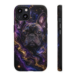 French Bulldog Galaxy Marble Art Tough Phone Case