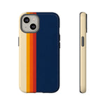 Retro Rainbow Stripe Phone Case | Tough Phone Case
