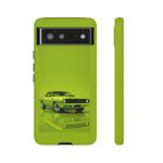 Green Cuda Muscle Car phone case for Gear Heads