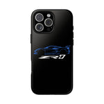 Blue C8 ZR1 Phone Case for Supercar Enthusiasts