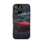 Red Sports Car NSX Phone Case | Rainy Night JDM Supercar Protection
