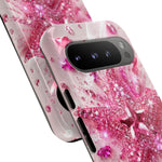Pink Glitter Star Tough Case | Sparkle Phone Case