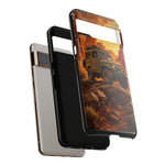 Land Cruiser FJ40 Classic 4x4 Red Rock Canyon Art Tough Phone Case