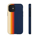 Retro Rainbow Stripe Phone Case | Tough Phone Case