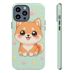 Shiba Inu Kawaii Chibi Smile Pet Dog Art Tough Phone Case