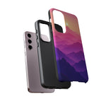 Pastel Mountain Haze Vaporwave Art Tough Phone Case