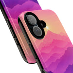 Pastel Mountain Haze Vaporwave Art Tough Phone Case