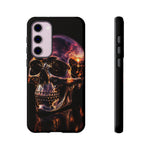 Chrome Skull Sunset Reflection Phone Case Tough Cover Gift