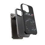 ZL1 Camaro phone case | tough phone case, black muscle car design