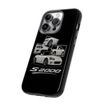 White S2000 Roadster Collage JDM Tough Phone Case Cover Gift