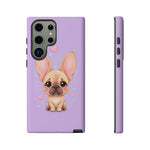 French Bulldog Bat Ears Kawaii Pet Dog Art Tough Phone Case
