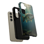 Largemouth Bass Phone Case, Sunlit Underwater Tough Cover, Gift