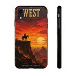 Western Sunset Cowboy Phone Case | Rugged Protective Cover