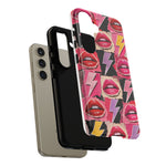 Pop Art Lips and Lightning Bolt Phone Case