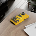 Yellow Camaro Phone Case, ZL1 American Muscle Car Tough Cover for Chevy Owners