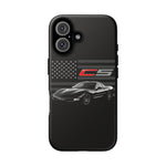Black C5 Phone Case American Sports Car Tough Cover Gift