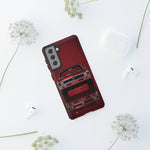 Red Classic Muscle Car 1970 Chevy Nova SS phone case | Tough Cover