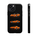 Orange Miura Classic Supercar Tough Phone Case - 3 View