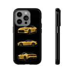 Gold Fairlady Z Classic Sports Car Tough Phone Case - 3 View