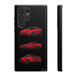 Red MR2 JDM Sports Car Phone Case Tough Multi View