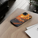 Orange Corvette C3 Stingray Sunset Palms Phone Case
