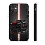 Camaro ZL1 Phone Case, Black Red Racing Stripe Studio Cover, Gift