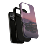Sunset Skyline GT-R R32 phone case | car reflection, purple dusk