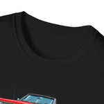 1966 Belvedere Convertible Car T-Shirt | Vintage Red Classic Automobile Tee