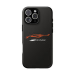 Orange C8 Z06 Phone Case for Chevy Fans, Tough Protective Cover