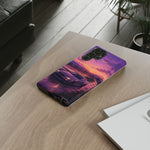 Sunset Skyline R34 Car Phone Case | Tough Phone Case