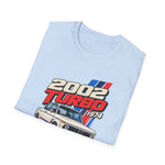 2002 Turbo 1973 T-Shirt — Vintage BMW 2002 Turbo Car Graphic Tee