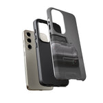 Silver Corvette Art Phone Case, C2 Sting Ray Classic Sports Cover