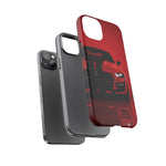 Red Mustang Art Phone Case, GT500 American Muscle Car Tough Cover