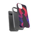 Neon Geisha Silhouette Phone Case | Tough Cover