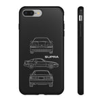 1986 Supra Triple View Line Art JDM Tough Phone Case Cover