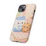 Milk Cookie Phone Case Cute Food Kawaii Tough Cover Gift Art