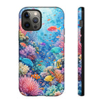 Underwater Coral Reef Phone Case | Colorful Tropical Fish Ocean Scene