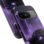 Midnight Charger Violet Neon Tough Phone Case
