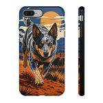 Blue Heeler Australian Cattle Dog Art Tough Phone Case