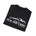 1986 RX-7 FC Classic JDM Rotary Sports Car Name Badge Classic Car T-Shirt Fan Gift