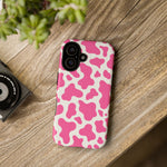 Pink Cow Print Tough Case | Phone Protective Hard cover