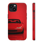 Red Miata Phone Case, NA MX5 90s JDM Roadster Tough Cover