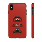 1967 GT40 Mk IV Red Race Car Tough Phone Case Cover Gift