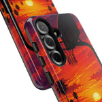 Basketball Court Sunset Phone Case | Tough Phone Case
